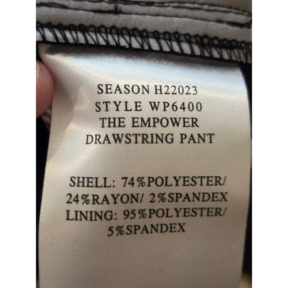 Wildfang medium Empower Drawstring Black Jogger Casual Lounge pants NWT - Picture 8 of 9